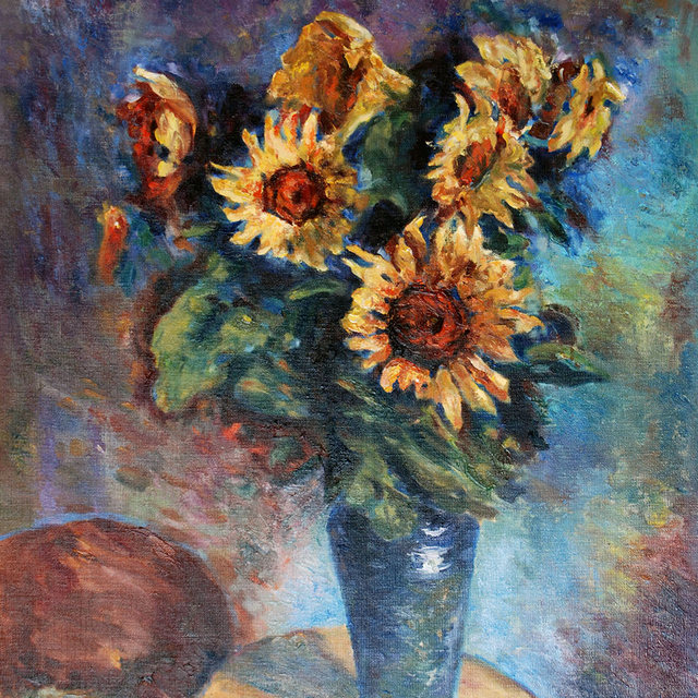 Slunečnice | Olej na plátně | 60x80 cm
