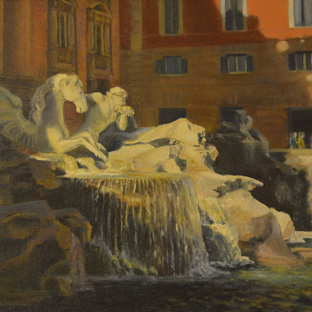 Fontána Di Trevi | Olej na plátně | 60x40 cm