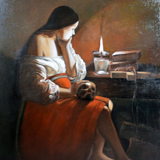Máří Magdaléna | Olej na plátně